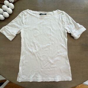 Ralph Lauren White Short Sleeve Tee